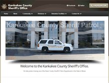 Tablet Screenshot of kankakeecountysheriff.com